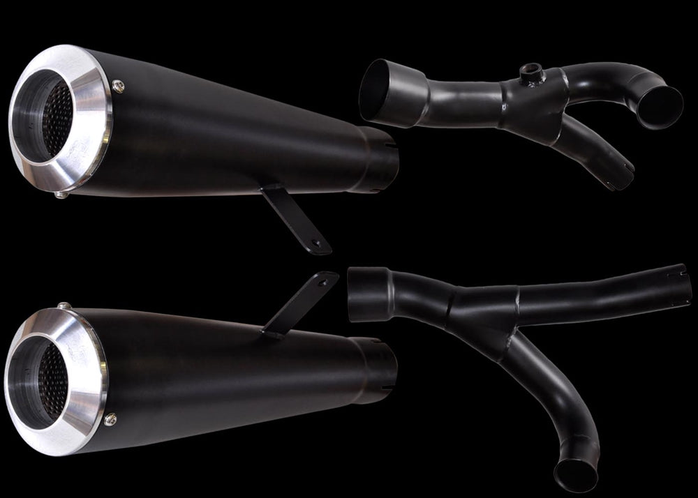 PERFORMANCE VMAX 09-20 DUAL MUFFLER BLACK VMEVMXK9CDDB