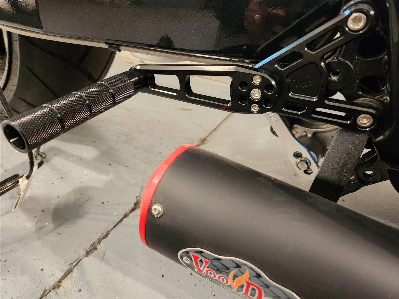 REARSET GRUDGE HAYABUSA 99-25 NO BRAKE BLACK VRGBUSAJ9B*