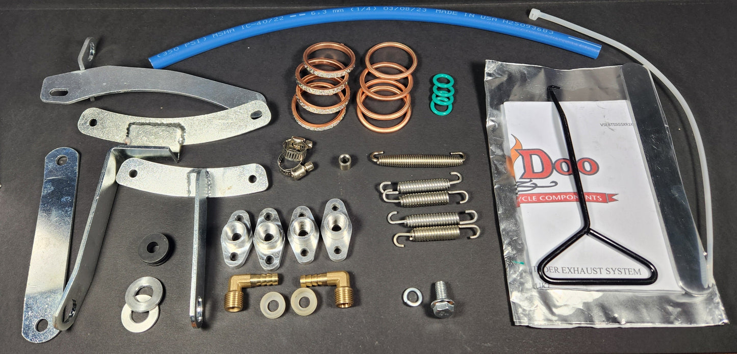 SIDEWINDER BIG TUBE 14 INCH SLASH GSXR1000 07-25 BLACK VSEBTSSGSXR1K7B*