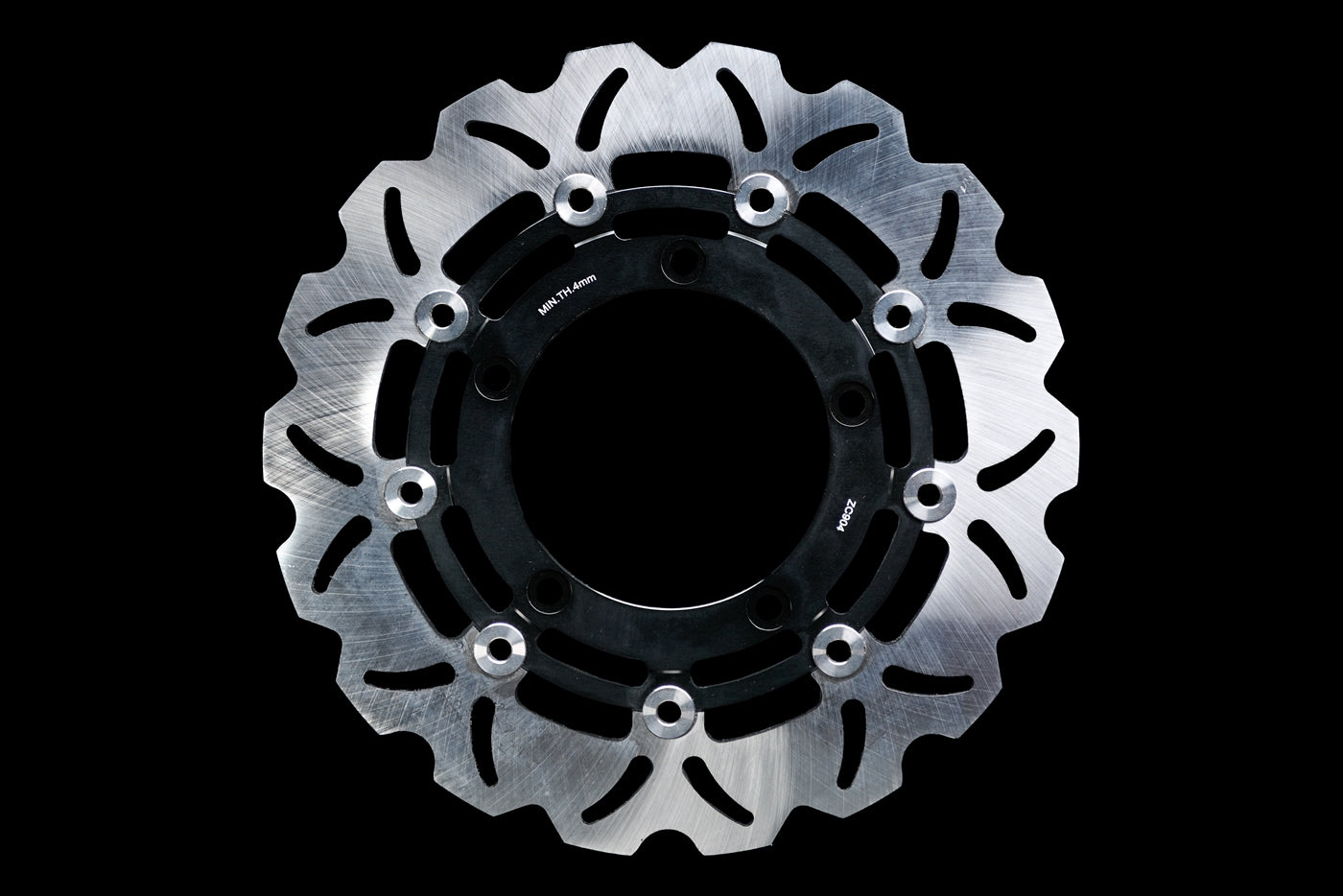 BRAKE ROTOR FRONT WUXI HAYABUSA 08-20 BLACK VRDF904BLK