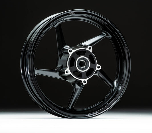 WHEEL SNIPER FRONT GSXR1000 03-04 CERAMIC BLACK VWGSXR1K3SCB01FB*