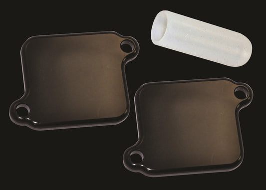 P.A.I.R. VALVE BLOCK OFF GSXR1000 01-08 17-25, GSXR750 00-05, GSXR600 01-05 BLACK VPVGSXR1K1