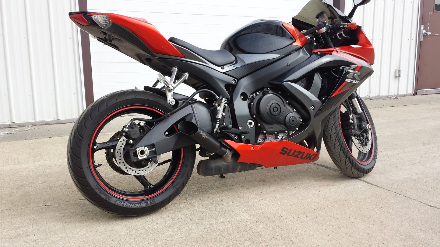 SHORTY GSXR600 GSXR750 08-09 BLACK VEGSXR67K8B