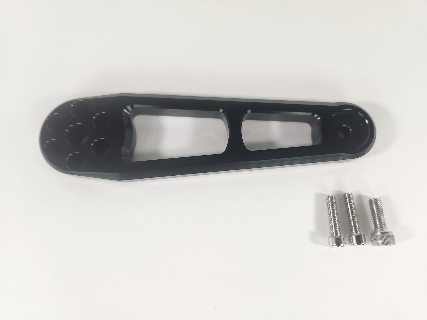 REARSET GRUDGE BRACKET NO BRAKE LEFT OR RIGHT HAYABUSA 99-25 BLACK VRGNBB