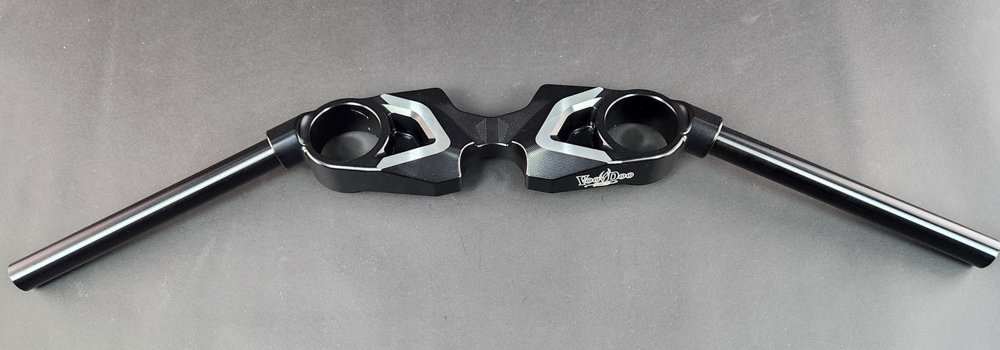 TOP TRIPLE TREE KIT HAYABUSA 22-26 BLACK VTT1PCKITBUSAM2*