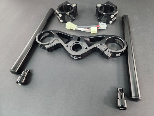 TOP TRIPLE TREE KIT GSXR1000 09-16 BLACK VTTKITGSXR1K9*