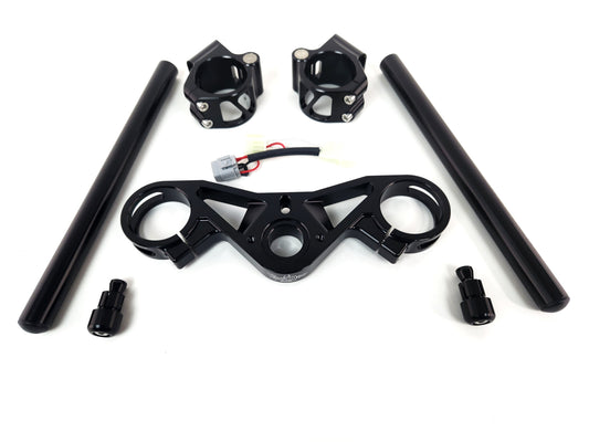 TOP TRIPLE TREE KIT GSXR1000 09-16 BLACK VTTKITGSXR1K9*