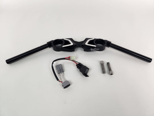 TOP TRIPLE TREE KIT HAYABUSA 22-26 BLACK VTT1PCKITBUSAM2*