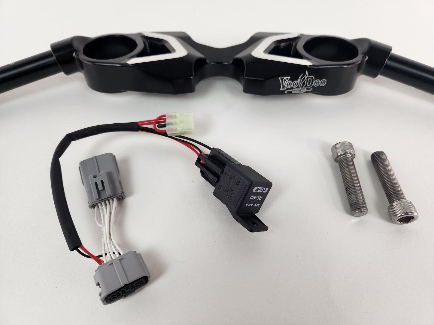 TOP TRIPLE TREE KIT HAYABUSA 22-26 BLACK VTT1PCKITBUSAM2*