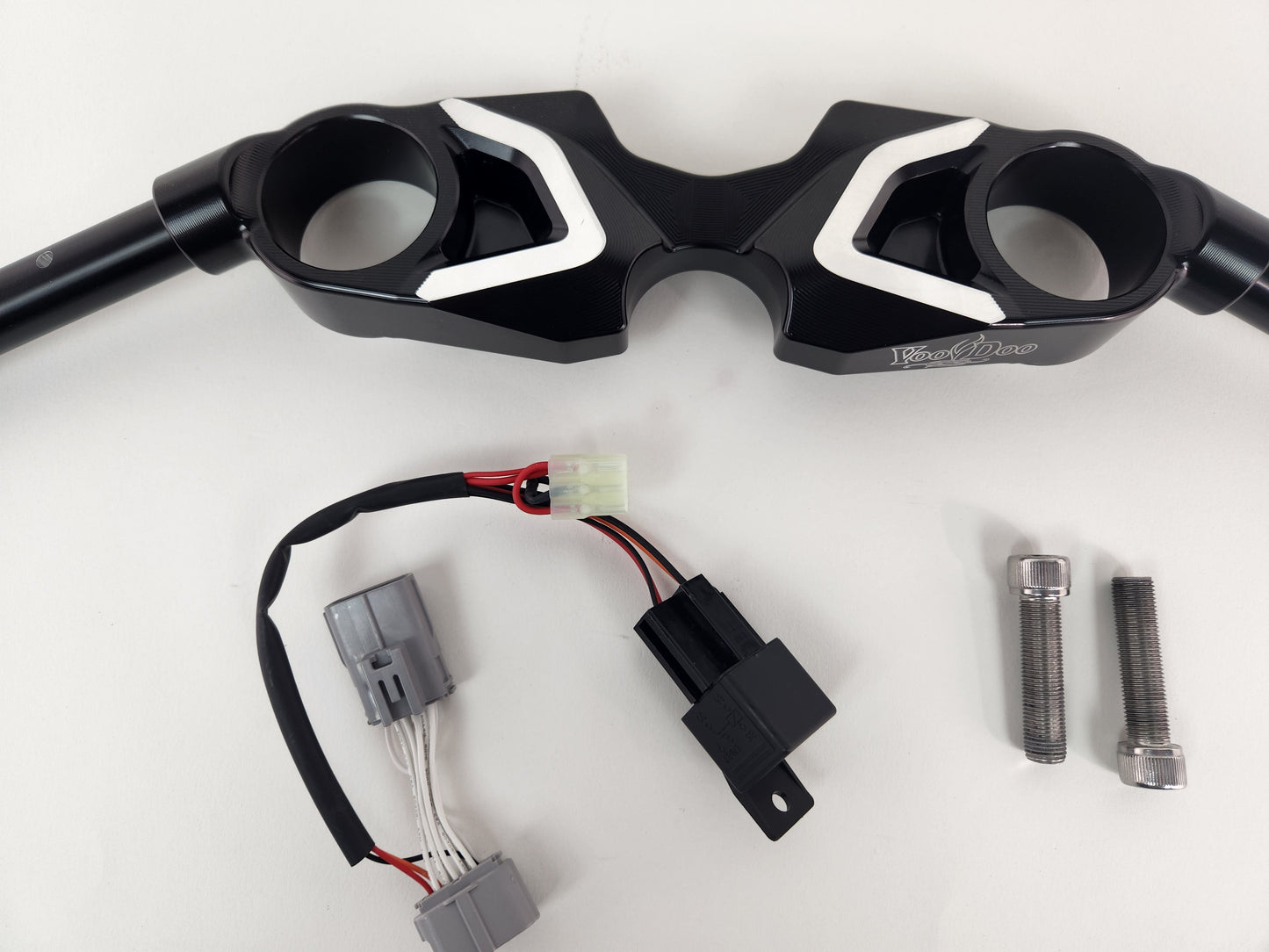 TOP TRIPLE TREE KIT HAYABUSA 22-26 BLACK VTT1PCKITBUSAM2*