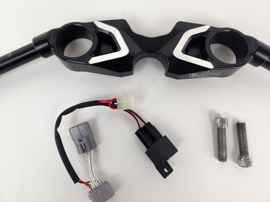 TOP TRIPLE TREE KIT HAYABUSA 22-26 BLACK VTT1PCKITBUSAM2*