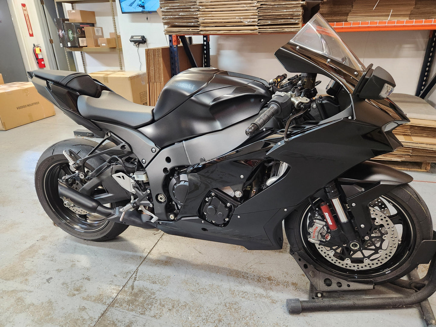 SHORTY ZX10R 16-25 POLISHED VEZX10L6P