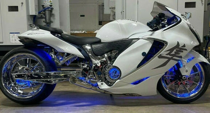 SHORTY 4 INTO 1 GSX1300R HAYABUSA 22-25 WIDE TIRE SWINGARM POLISHED VEFSWTBUSAM2P*