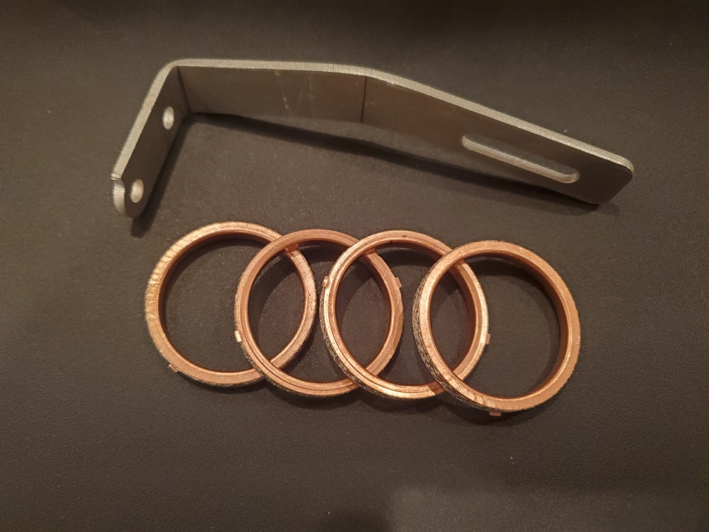 SHORTY 4 INTO 1 GSX1300R HAYABUSA 22-25 WIDE TIRE SWINGARM BLACK VEFSWTBUSAM2B*