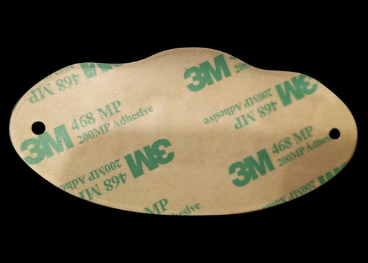 BADGE EXHAUST BLUE VEBBU