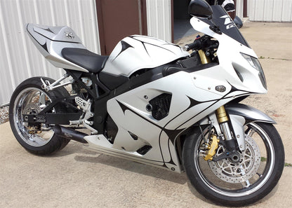 SHORTY 4 INTO 1 GSXR600 01-05 GSXR750 00-05 GSXR1000 01-04 BLACK VEFSGSXR671K1B*