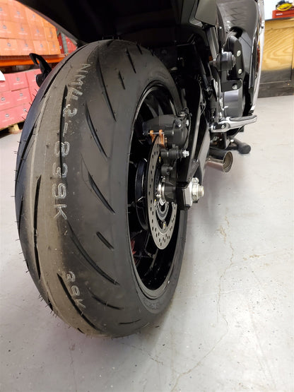 SHORTY DUAL X-PIPE HAYABUSA 22-25 POLISHED VEBUSAM2CDP*