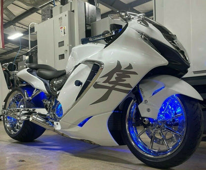 SHORTY 4 INTO 1 GSX1300R HAYABUSA 22-25 WIDE TIRE SWINGARM POLISHED VEFSWTBUSAM2P*