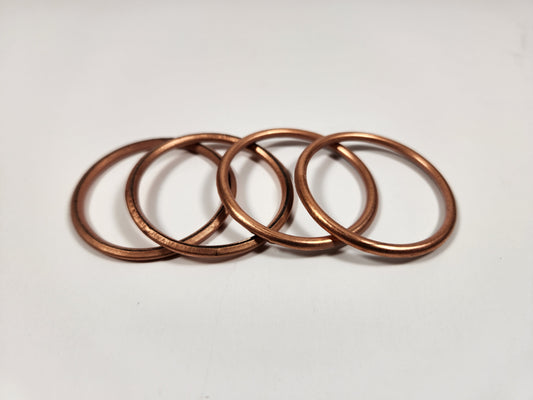 EXHAUST GASKET 4-PACK KAWASAKI ZX14 ZX14R 06-25 VEGZX14K6*