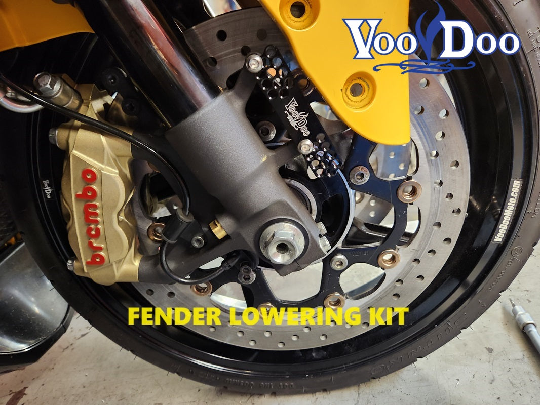 FENDER LOWERING KIT HAYABUSA 08-25 GSXR1000 01-08 BLACK VFKBUSAK8B