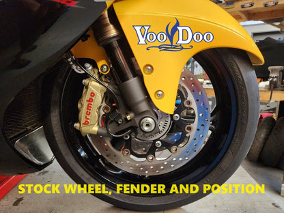 FENDER LOWERING KIT HAYABUSA 08-25 GSXR1000 01-08 BLACK VFKBUSAK8B