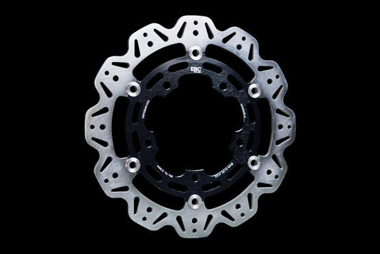 BRAKE ROTOR FRONT EBC VEE HAYABUSA 08-20 BLACK VRDF3098BLK