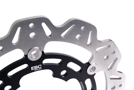 BRAKE ROTOR FRONT EBC VEE HAYABUSA 08-20 BLACK VRDF3098BLK