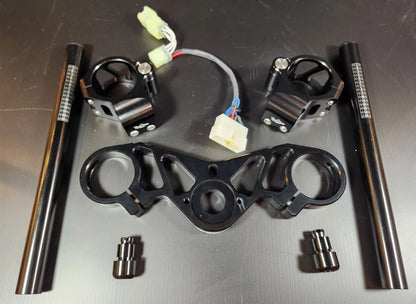 TOP TRIPLE TREE KIT ZX14 06-11 BLACK VTTKITZX14K6*