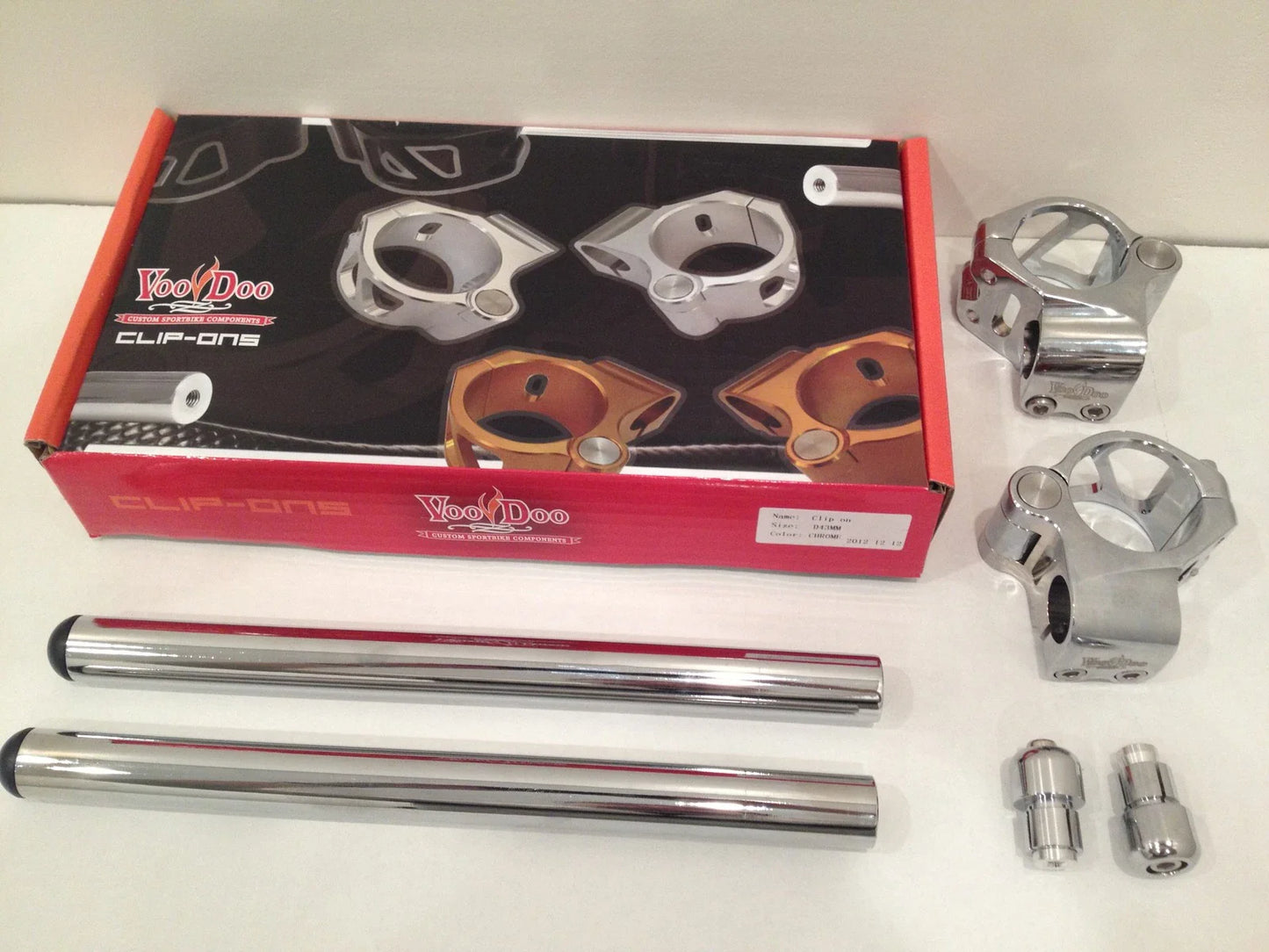 CLIP ON 43 MM CHROME VDCCL43M