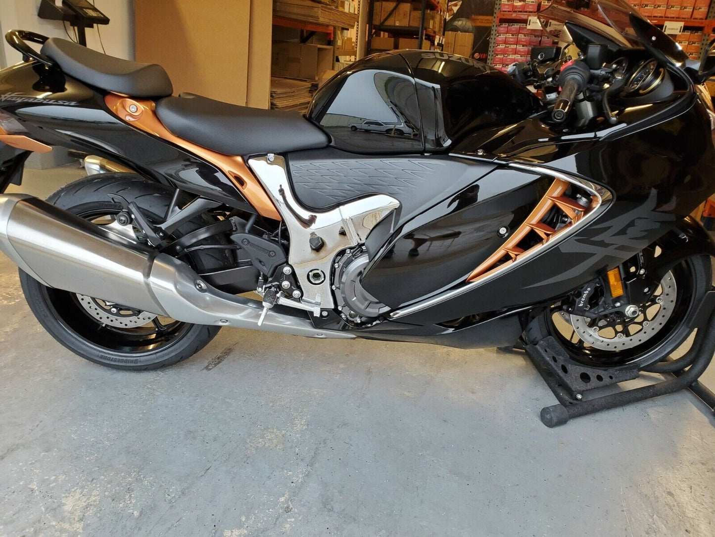 Frame Cover Hayabusa 1999-2025 Chrome Pair FC-S-300-CH